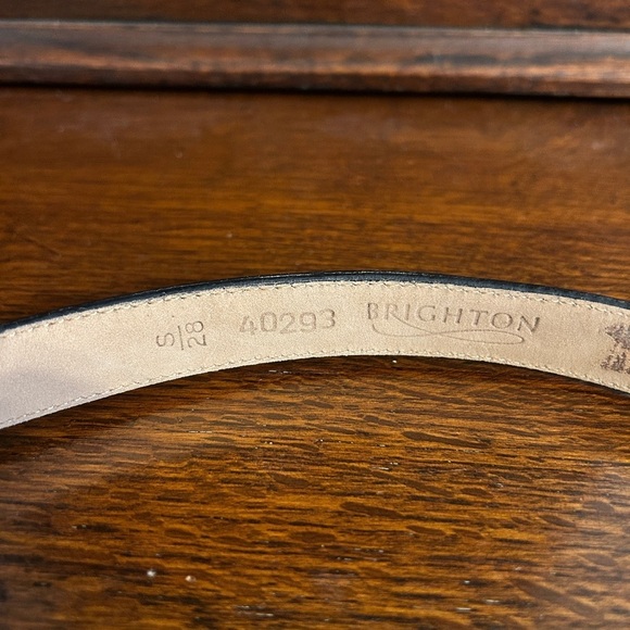 Brighton Classics Leather Belt Sz 28  Heart Buckle main image 10